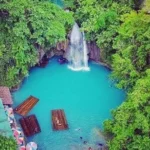 Aerial View of Kawasan Falls